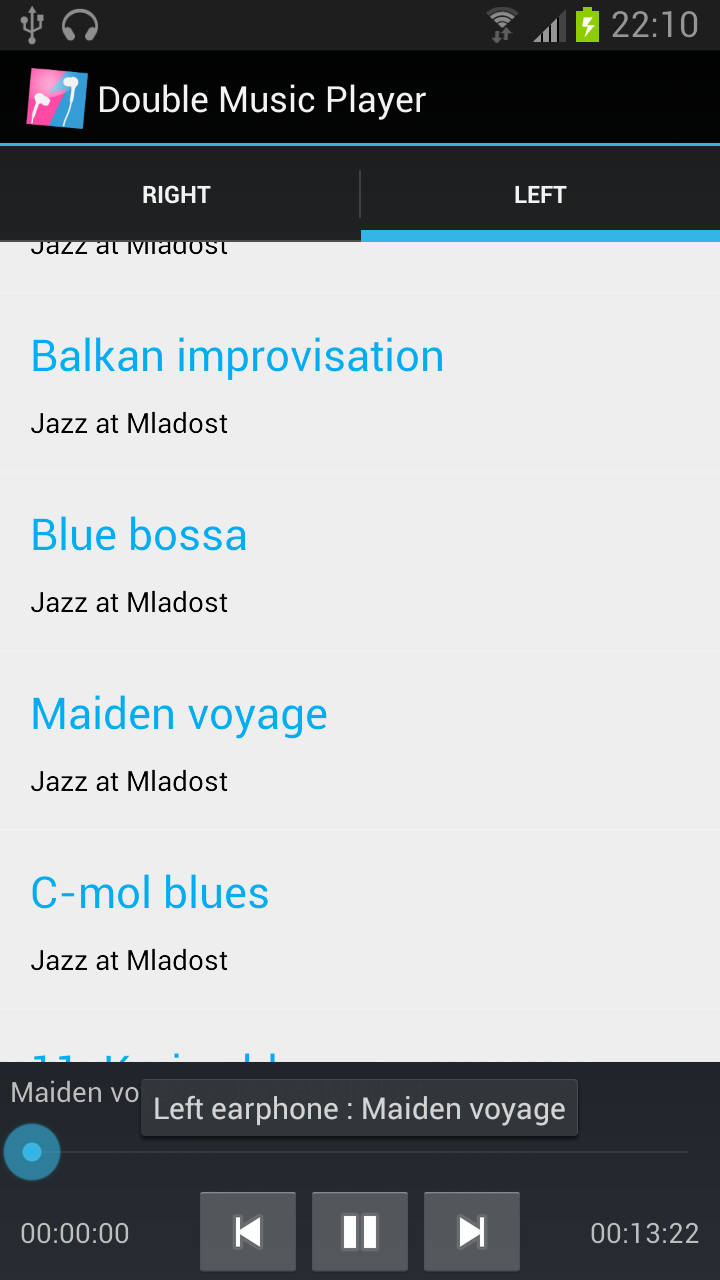 Double Music Player Pro Screen 2