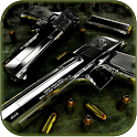 Gun fire 3D icon