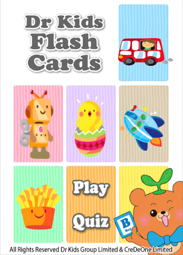 Dr Kids Flash Cards - English