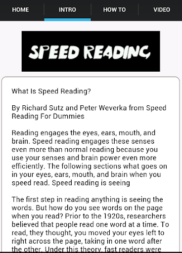 【免費書籍App】Speed Reading Tips Pro Guide-APP點子