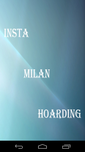 Insta Milan Hoarding