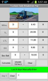 Truckers Daily Route Pay ver2 Screenshots 2