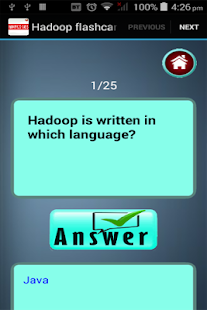 Hadoop Flash Cards Screenshots 11