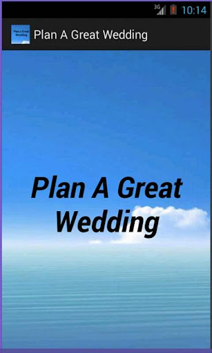 Plan A Great Wedding
