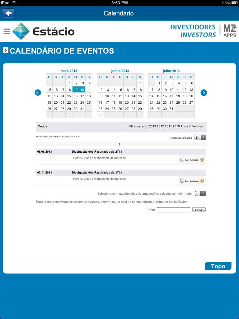 Estácio RI Screen 2