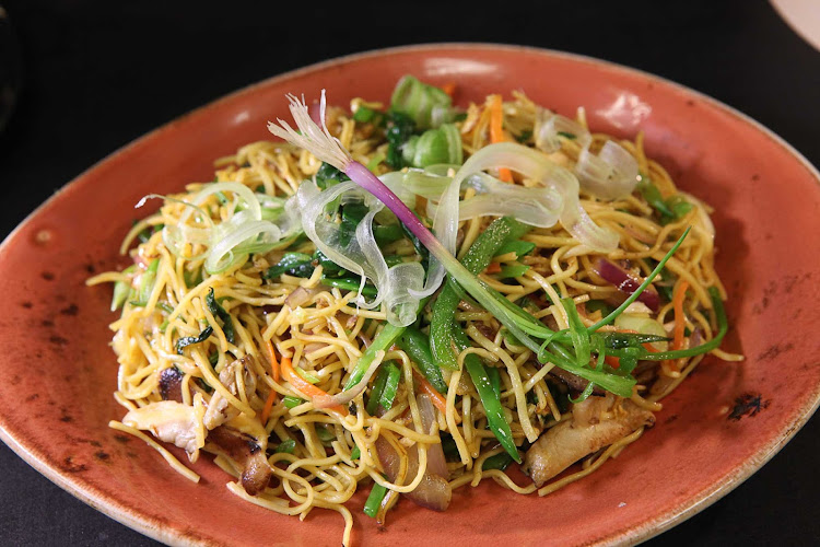 Hakka Style Noodles offer a filling meal when you dine at Ji Ji Asian Kitchen aboard Carnival Sunshine.