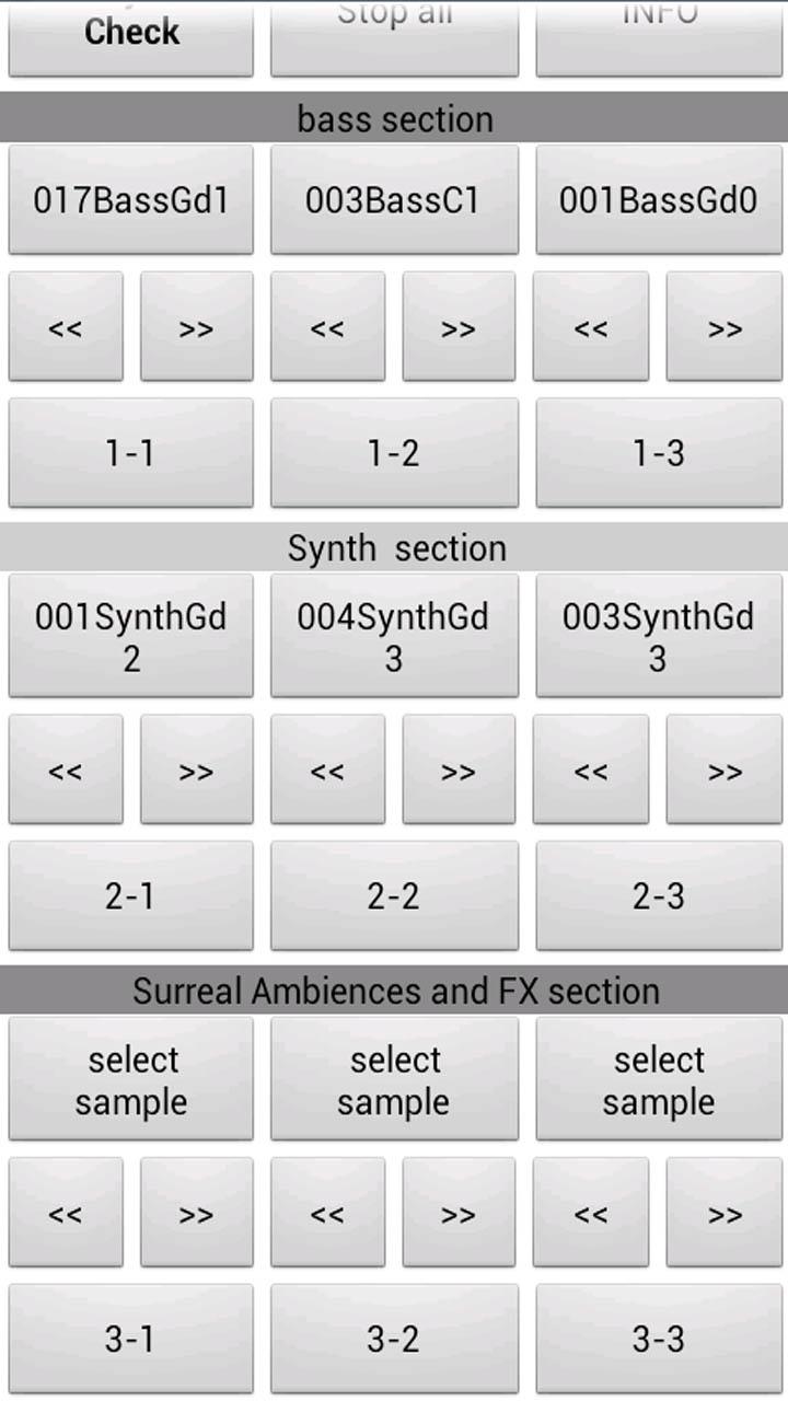 Sampler. Psy Trance. Full Screen 2