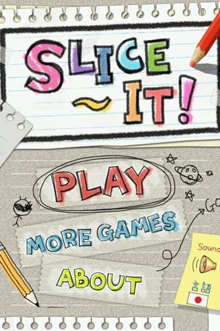 Android application Slice it! DX screenshort