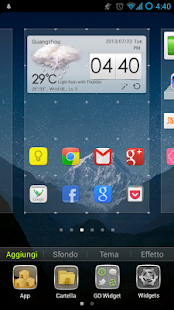 GO Launcher EX (italiano) - screenshot thumbnail