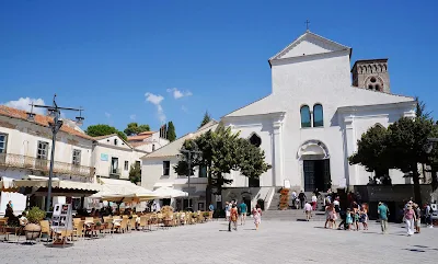 The town of Amalfi, Italy, centerpiece of the famed Amalfi Coast. 