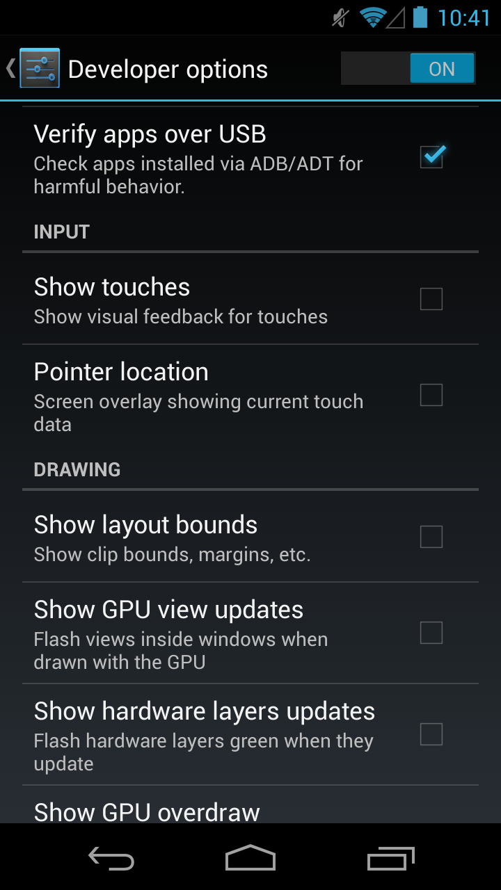 Development Screen 2
