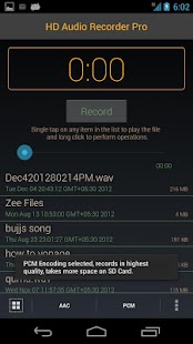   HD Audio Recorder- screenshot thumbnail   