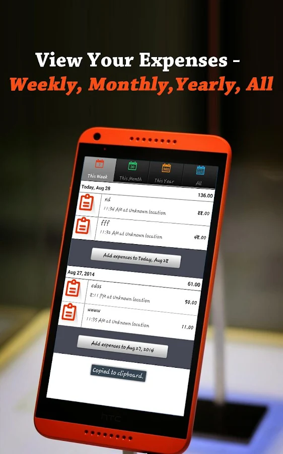 ExpensoGram - Expense Manager - screenshot