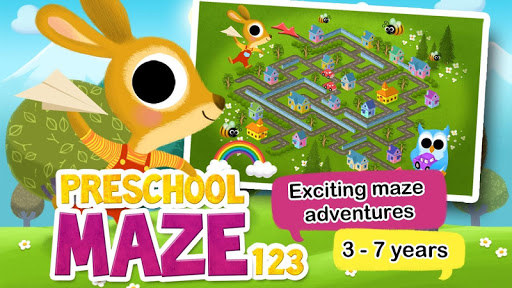 Preschool Maze for Kids HD