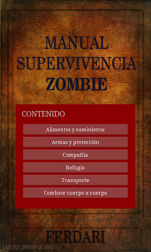 Manual de Supervivencia Zombie