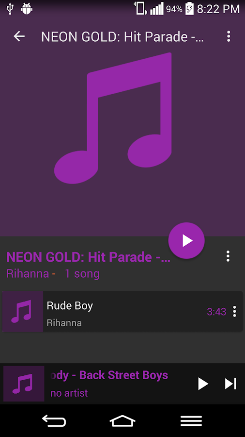 Marine Music Player - screenshot