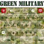 Cover Image of Télécharger Green Military GO Keyboard 1.2 APK