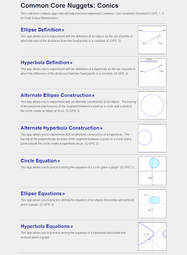 Conics G-GPE 1 3