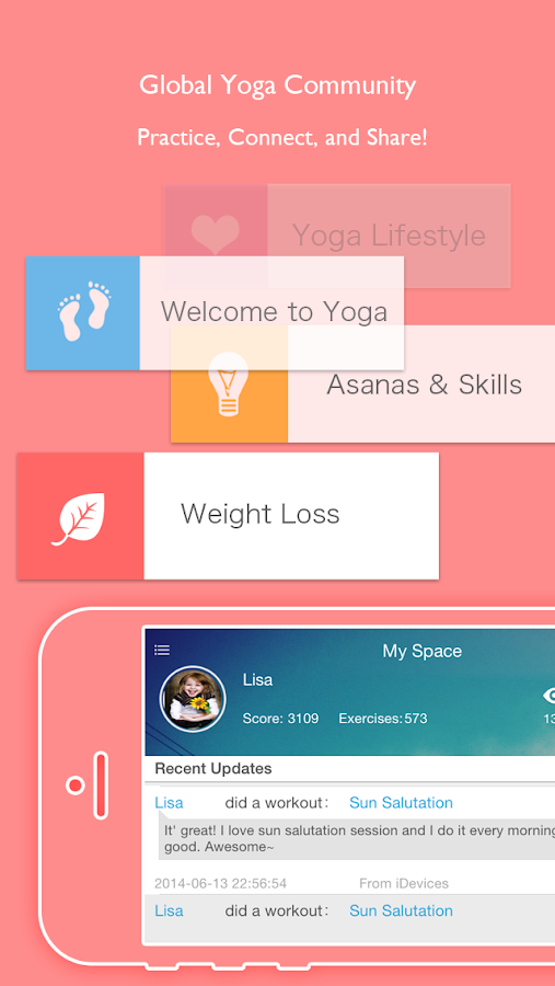 Daily Yoga Fitness OntheGo screenshot