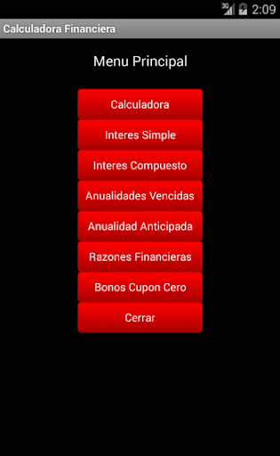 Calculadora Financiera Grafica