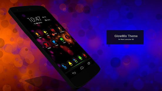 Next Launcher Theme GlowMix