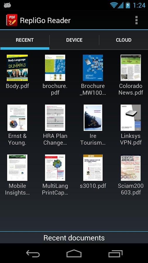 RepliGo PDF Reader - screenshot