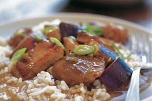 Sichuan Braised Pork with Eggplant