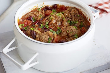 Smoky Mexican meatball stew