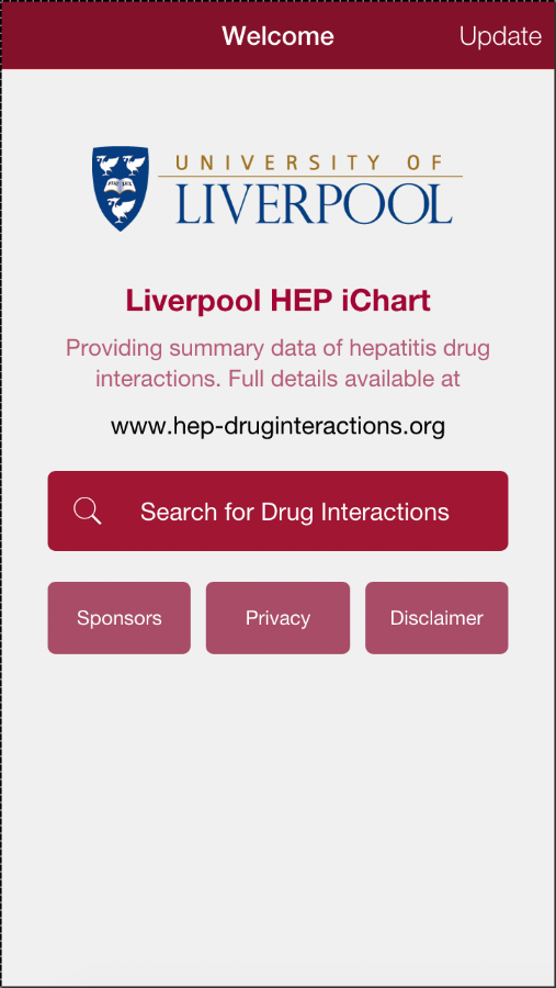   Liverpool HEP iChart- ቅጽበታዊ ገጽ እይታ 