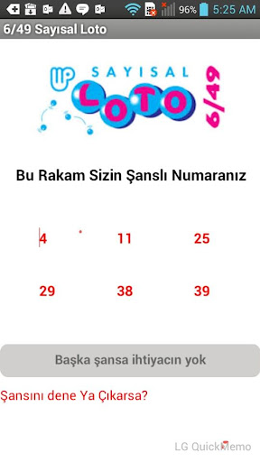 Sayısal Loto Olasılık Hesabı