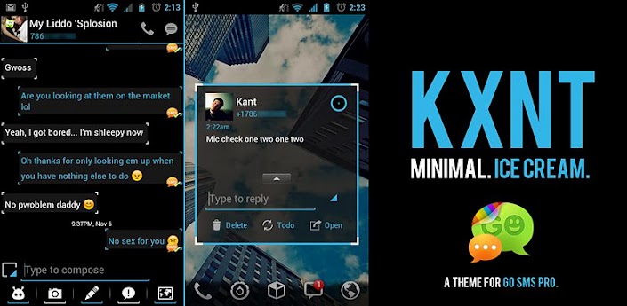 GOSMSTHEME Ice Cream Minimal v1.4