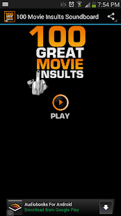 【免費娛樂App】100 Movie Insults Soundboard-APP點子