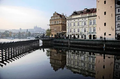 Prague, capital of the Czech Republic and a stopping point for many river cruise ships. 