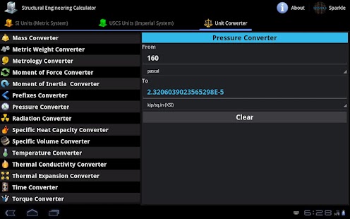 Structural Engineering Tablet Screenshots 7