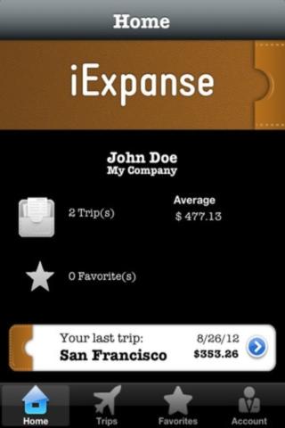 iExpanse Screen 1