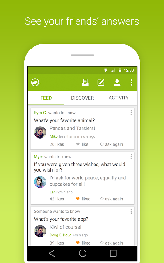 Kiwi - Q&A - screenshot