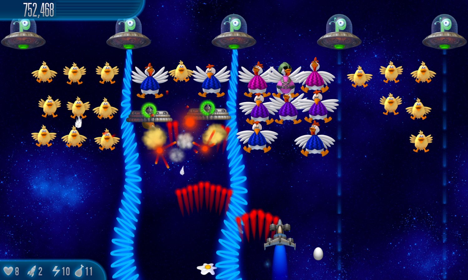 Chicken Invaders 5 HD (Tablet) - screenshot
