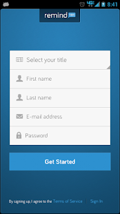 Remind101 free teacher sms app - screenshot thumbnail