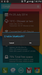 DashClock Bluetooth Extension by David Mouser poster 2