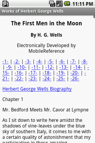 Works of H. G. Wells Screen 2
