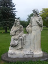 Jesus and Mary Statue 