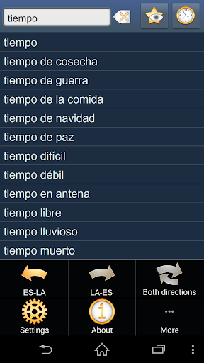 Spanish Latin dictionary +