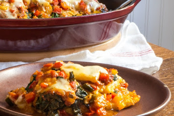 Cheesy Polenta 'Lasagna'