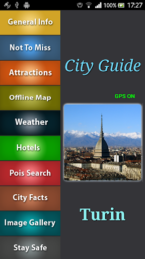 Turin Offline Map Travel Guide