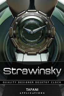 STRAWINSKY Alarm Clock Widget - náhled