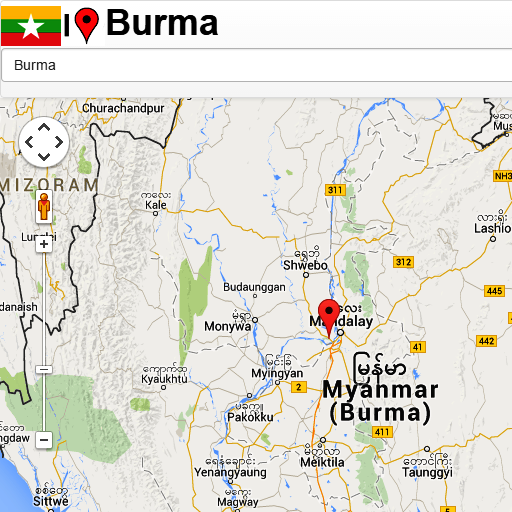 Burma Mapa