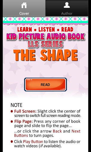 Kid Shape Picture Audio Book