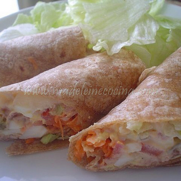 Tuna Wraps Canned Tuna And Eggs Recipe Yummly