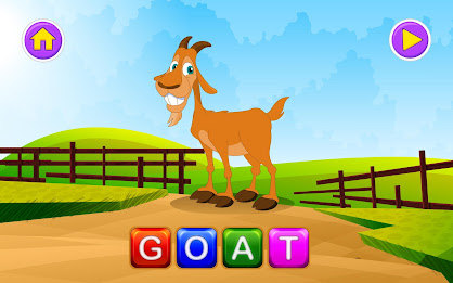 English Learn Spelling-Animals poster 3