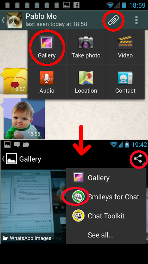 Smileys for Chat (memes,emoji) - screenshot